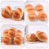 Party Decoration 4 PCS Sandwich Simulated Bread Mother Small Home Decor Fake Simulation Realistic Food