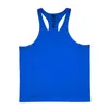 Débardeurs pour hommes Muscleguys Summer Gym Vêtements Mens Coton Chemise sans manches Y Back Bodybuilding Singlets Fitness Entraînement Sports Vest