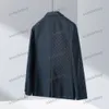 xinxinbuy Men designer Coat Jacket Double letter jacquard suit long sleeves women blue Black khaki blue M-3XL