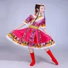 Vêtements de scène costume de minorité féminine mongole tenues de danse moderne vêtements traditionnels tibétains