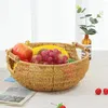 Storage Bottles Egg Basket Vegetables Baskets Woven Container Large Wooden Bread Tray Organizing Child