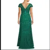 Verde esmeralda elegante vestidos de noite para mulheres barco pescoço manga curta vestido de baile 2023 longo até o chão vestidos de festa feitos sob encomenda