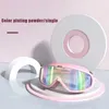 Goggles hd grande moldura de água esportes de óculos de água coloridos lentes elásticas ajustáveis ​​coloridas cinto de lente dupla lente durável copos de natação p230408
