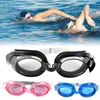 Goggles Silicone Swimming Goggles Waterproof Anti Fog Goggles Set UV Protection Wide View Adjustable Glasses With Nose Clip Ear Plug P230408