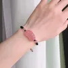 Kettingen Aardbei Kristal PI Xiu Ketting Vrouwelijke Sleutelbeenketting Hanger Armband Netto Celebrity INS Zoete Wind Voor Vrouwen