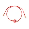 Charm Armbänder Glücksschnur Böser Blick Armbänder Rot Blau Schwarz Kordel Verstellbares geflochtenes Armband DIY Schmuck Drop Lieferung Jude Dhgarden Dhf7S