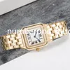 Femmes Montre Mode Classique Panthere En Acier Inoxydable Mouvement À Quartz Pierre Précieuse Pour Lady Montres Cadeau Top Qualité Avec Design Montre-Bracelet