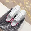 2023 Hommes Femmes mode Chaussures à lacets Flat Platform designer sneaker Noir Véritable Cuir Coussin D'air Sneake