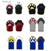 Fünf Finger Handschuhe Pelzige Pfote Handschuhe Cosplays Wolf Bär Tier Pfote Plüsch Fäustlinge für Frauen Mädchen Drop ShippingL231108