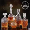 Copos de vinho 250 - 1000ml luxo Wisky vidro selado recipiente dispensador garrafa para álcool brandy vácuo garrafa acessórios festa abastecido 231107