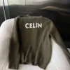 Högversion tröja amerikansk casual överdimensionerad unisex stickad tröja lyx varumärke hoodies designer pullover jacka jacka