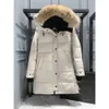 Designer Canadian Goose Length Version Puffer Womens Jacket Down Parkas Winter Thick Warm Coats Windproof Streetwear265