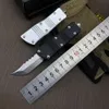High Quality High End Small MT UT AUTO Tactical Knife D2 Stone Wash Hellblade CNC 6061-T6 Handle EDC Gift Knives With Nylon Bag