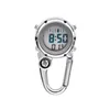 Pocket Watches Carabiner Clip Clock Electronic Luminous Multi-function Fob Watch Men Compasses Display Clocks Gift