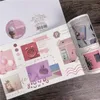 Papier cadeau large 10 cm Washi ruban rétro affiche timbre Scrapbook papier autocollants 5 M bricolage grand Scrapbooking esthétique 2023