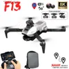 Drones F13 GPS Drone 8K HD Dual Camera 5G FPV 3 Axis Gimbal Anti Shake Repeater Brushless Motor Quadcopter Foldable RC Helicopter Q231108
