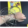 기타 이벤트 파티 소모품 Toroflux Flow Ring 3D Kinetic 감각 대화 형 쿨 장난감 어린이 광고 재미있는 마법 반지 장난감 GA274 D DH0NF