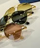 Occhiali da sole da uomo con lenti grigie in metallo dorato per uomo 1220 Occhiali da sole sportivi Occhiali da sole firmati Occhiali da sole Sonnenbrille Shades Occhiali UV400 con scatola