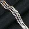 JWY 5mm Cuban Link Armband Mens Tennis Brass Charms Wholesale