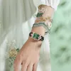 Montre-bracelet seau à vin entièrement automatique pour femmes, marque allemande incrustée de diamants, étanche, haute beauté, vintage, en cuir, pour étudiante, 2022