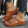 Sandalen Damen Absätze für Mädchen Rutschfeste Hakenschlaufe Fischmaul Keile Strand Open Toe Atmungsaktive Schuhe 230407