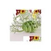 Cartões de felicitações 3D Pop Up Gunflower Flower Cartão de Natal Anno Novo Convite 20pcs/lote GB661 Drop Delivery Home Garden Fest Dhz5w