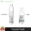 Originele Longmada Crystal 2 Pipe Wax Heater 22mm Kruid Lange Glazen Verwarming Quartz Coils Kamer Cup