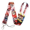 Sleutelhangers Lanyards Sleutelhangers Lanyards Klassieke horrorfilm Scream Nekriemen Id Badge Houder Hanger Sleutelhanger Charme Mobiele telefoon Cospl Dhqcw