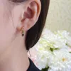 Boucles d'oreilles créoles en strass pour femmes, marque dupe de qualité supérieure