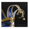 Feestmaskers Masquerade Ball Mask For Women/ Men Musical Venetiaans Halloween/ Mardi Gras GB1024 Drop Delivery Home Garden Festiv Dhlnu