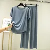 Damen Nachtwäsche Fdfklak Kurzarm Zweiteiler Sommer Grün Pyjama Anzug Für Damen Mode Weiche Nachtwäsche Koreanische Lose Nachtwäsche 230421