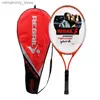 Tennis Rackets Tennis Racket Aluminum Alloy Frame Fiber Mesh for Aldult Beginner Training Shot Tennis Racket with Storage Bag Horizontal Grip Q231109