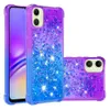 Bling Flowing Two-Tone Quicksand Floating Case Liquid Gradient Glitter Sparkle Soft TPU Cover Shockproof For Google Pixel 9 8 Pro 8A 7A MOTO G 5G Play Power 2024 Pure