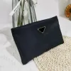 Classic Toiletry Cosmetic Bags for Women Traveling Toilet Clutch Bag Female Large Capacity Wash Toiletry Pouch in Khaki and Black Colors