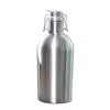 Vattenflaskor hög kvalitet 2L rostfritt stål flaska för hemlagad ölodlare säkerhet gungor stor kapacitet öl flaska för utomhus odlare cerveja 230407