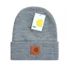 Nouveau designer tricoté chapeaux de luxe hiver laine chaud bonnet casquettes pour hommes et femmes chapeau ajusté cachemire décontracté crâne casquette mode en plein air N-22