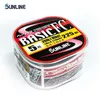 Braid Line 100% original SUNLINE BASIC FC 225M300M transparent colored carbon fiber fishing line suitable for various fishing methods 230407