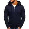 Felpe con cappuccio da uomo Felpa taglie forti Uomo Autunno Inverno Cappotto tinta unita Giacca Outwear Cardigan caldo Maglione con cappuccio