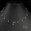 Catene Trendy Rhomb Pendant Ball Chain Choker Collana impilabile per le donne Fidanzata Moglie Regalo JL1906
