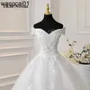 파티 드레스 y m Novias Off Shoulder Plus Size Size Ovestido de Noiva 2022 웨딩 드레스 기차 또는 바닥 커스터마이즈 커스텀 플러스 크기 신부 툴 Mariage 0408H23