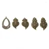 Charms 10pcs Antique Bronze Retro Heart Tree ręce Om Zwierzęta Krzyki złącza do wykonania biżuterii bransoletki DIY