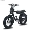 20 polegadas 2023 Bicicleta elétrica para mulheres 750W 1500W Bicicleta elétrica Fatia com motocicleta de praia de bateria de lítio 18ah para homem