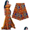 Tissu et couture véritable cire Ankara imprime Kente tissu couture robe africaine tissu travail fabrication artisanat pagne 100% coton qualité supérieure M Dhazw