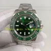 3 kolor męskie automatyczne zegarek prawdziwe zdjęcie Mężczyźni 40 mm 116610 Niebieski zielony czarny ramka ceramiczna 904L stalowa bransoletka 116619 EWF CAL.3135 Ruch Dive Sport Watches