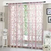 Curtain Floral Tulle Sheer Curtains For Living Room Bedroom Kitchen Shade Window Drape Elegant Voile Yarn Home Decor