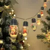 Strings Kerst LED Lichtslinger Kerstman Boomdecoratie Hanger Gekleurd