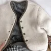 Cappotto Cappotto per bambini Cappotto caldo autunno e inverno Bambini su entrambi i lati Indossa un cappotto di peluche scozzese Abbigliamento per uomo e ragazza ZMZBCH 231108