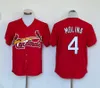 Mens embroidery Cardinal Nolan Arenado 2022 All-Star baseball Jersey 4 Yadier Molina 28 Nolan Arenado 46 Paul Goldschmidt Ryan Helsley Dylan Carlson