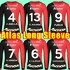 Lång ärm 2023 2024 Atlas Soccer Jerseys FC Furch J.quinones Garnica M.Caraglio Reyes Home Away 23 24 Football Shirt Uniforms Fans version