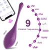 Продукты для взрослых Bluetooth Vibrator для женщин беспроводное приложение дистанционное управление вибрационным яичным клитор